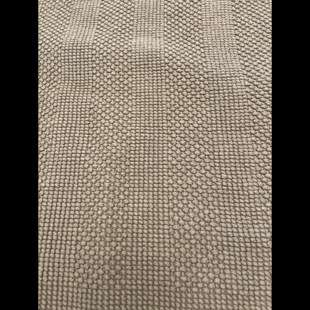 NWT Hotel Collection  [SZ 22 x 36 ] Woven Stripe Bath Mat in Pearl Grey‎ - Picture 6 of 12